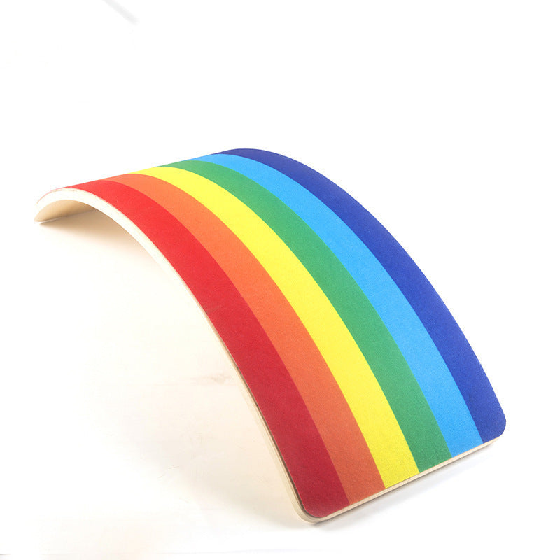 Wooden Balance Board for Kids | Montessori Sensory Training Seesaw | Wooden Wobble Board for Balance & Coordination – 50kg Load Capacity