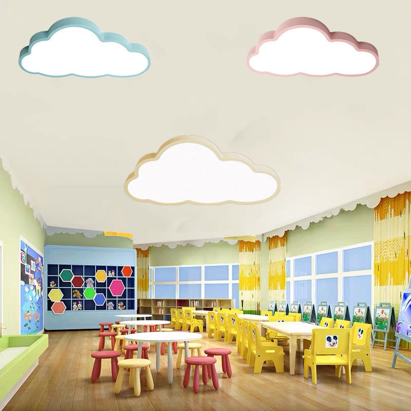 Cloud LED Ceiling Lamp for Kids | Cartoon Cloud Light for Bedroom, Nursery, Playroom