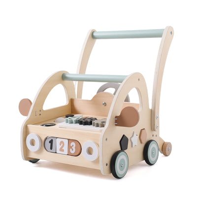 Montessori Wooden Baby Walker | Multifunctional High Landscape Toy