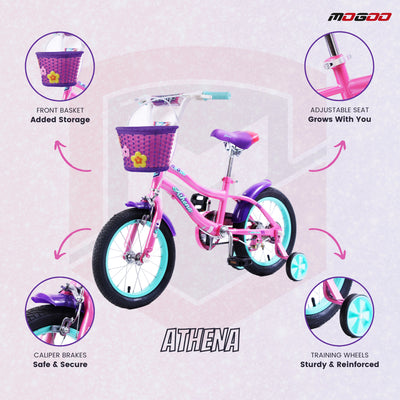Athena 12" Kids Bicycle -  Pink