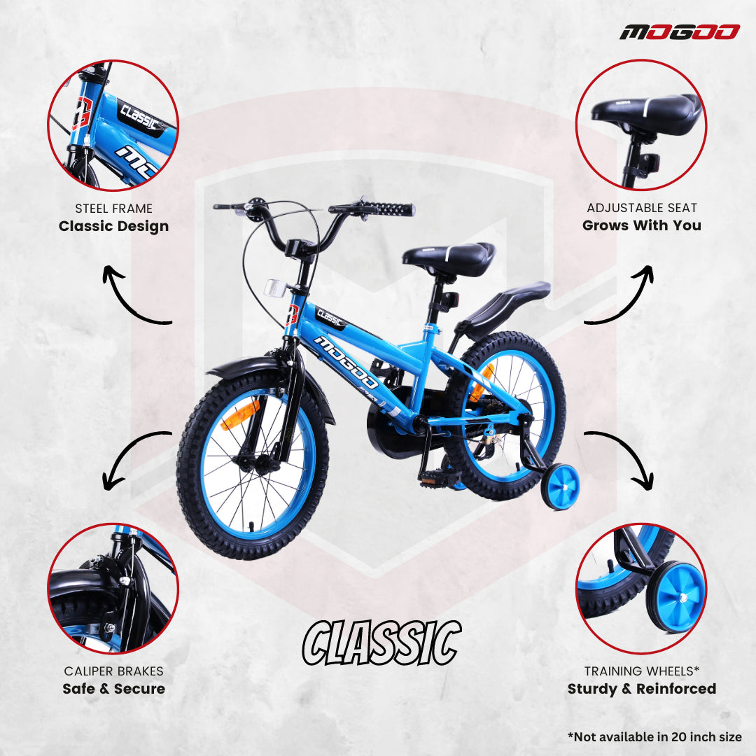 Classic 12" Kids Bicycle - Blue