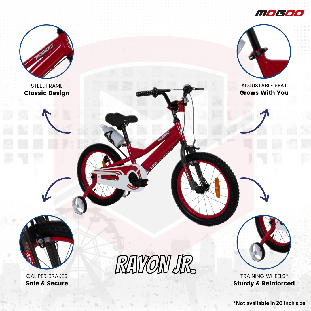 Rayon Junior 2.0 14" Kids Bicycle - Red