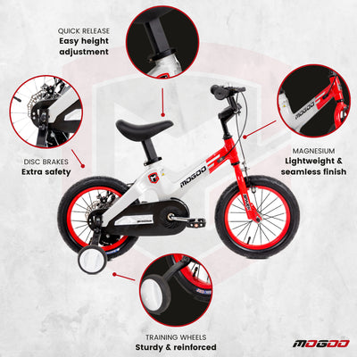 Spark 14" Magnesium Kids Bicycle - Red