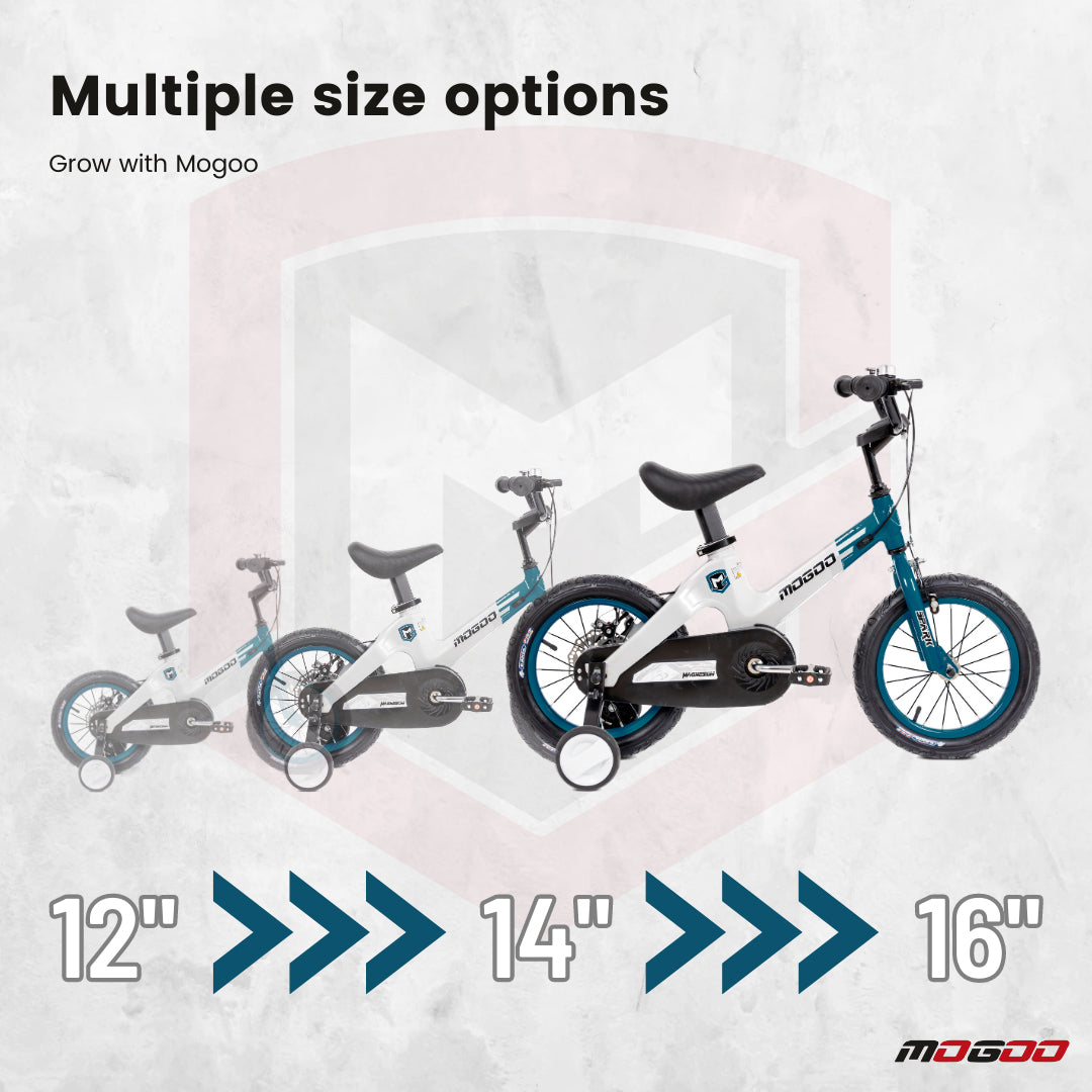 Spark Kids Magnesium Bike - 14 Inch - Turquoise