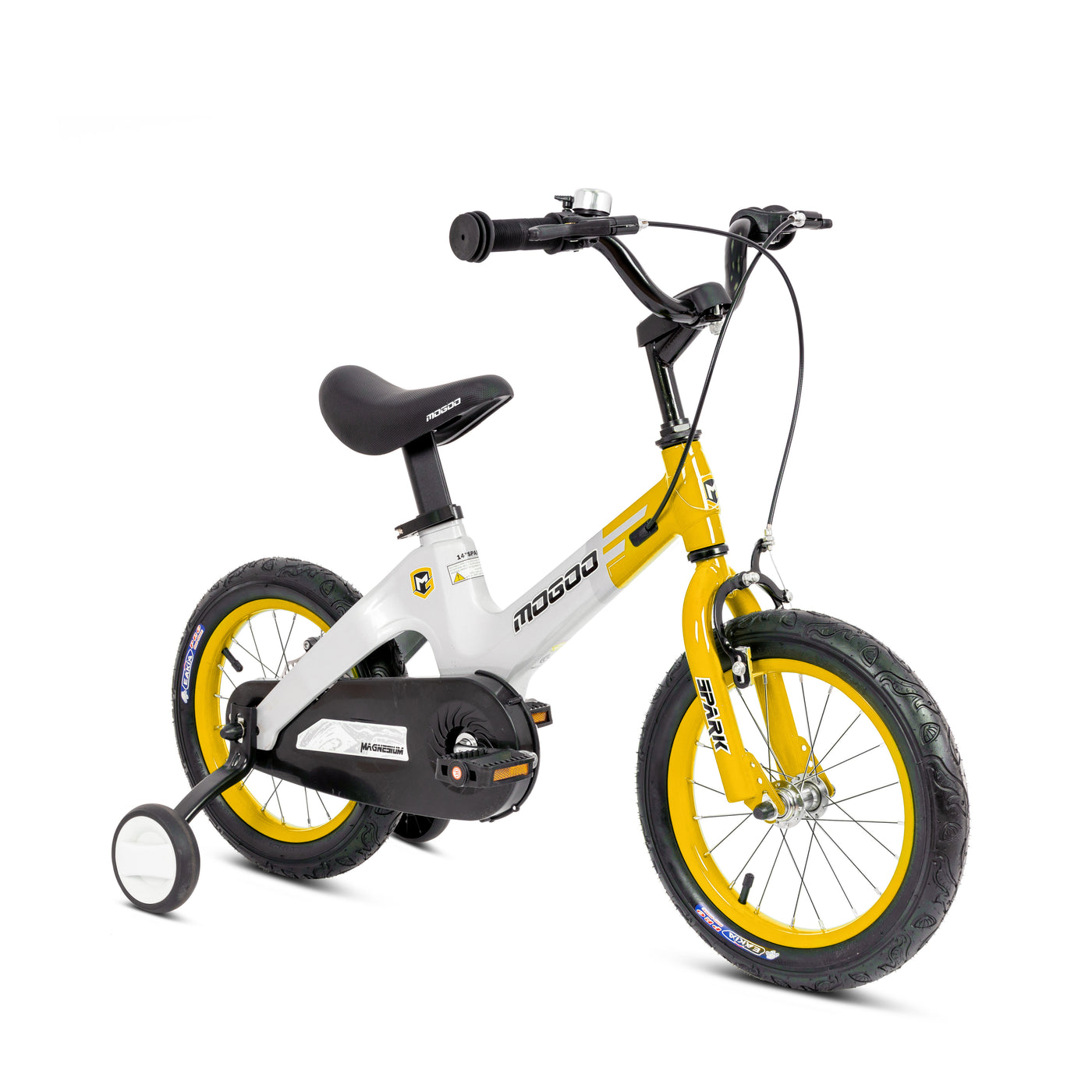 Spark Kids Magnesium Bike - 14 Inch - Yellow