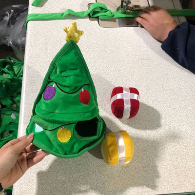 Christmas Squeaky Dog Toy – Plush Holiday