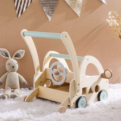 Montessori Wooden Baby Walker | Multifunctional High Landscape Toy