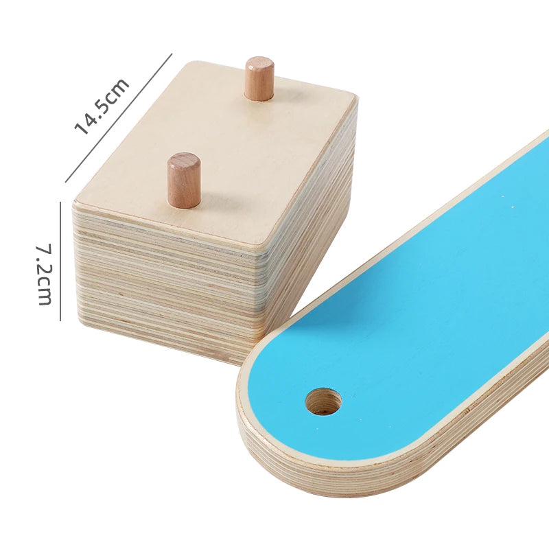 Montessori Sensory Balance Board & Stepping Stones Set 23 pc