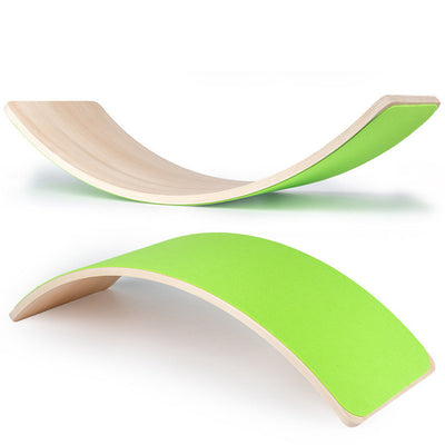 Wooden Balance Board for Kids | Montessori Sensory Training Seesaw | Wooden Wobble Board for Balance & Coordination – 50kg Load Capacity