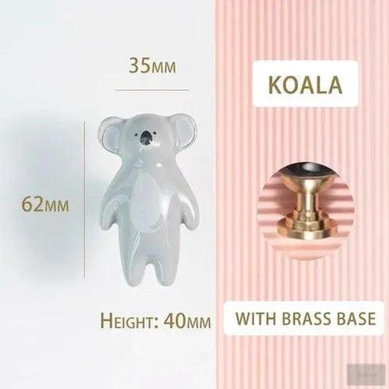 Animal Shape Ceramic Cabinet and Drawer Knobs