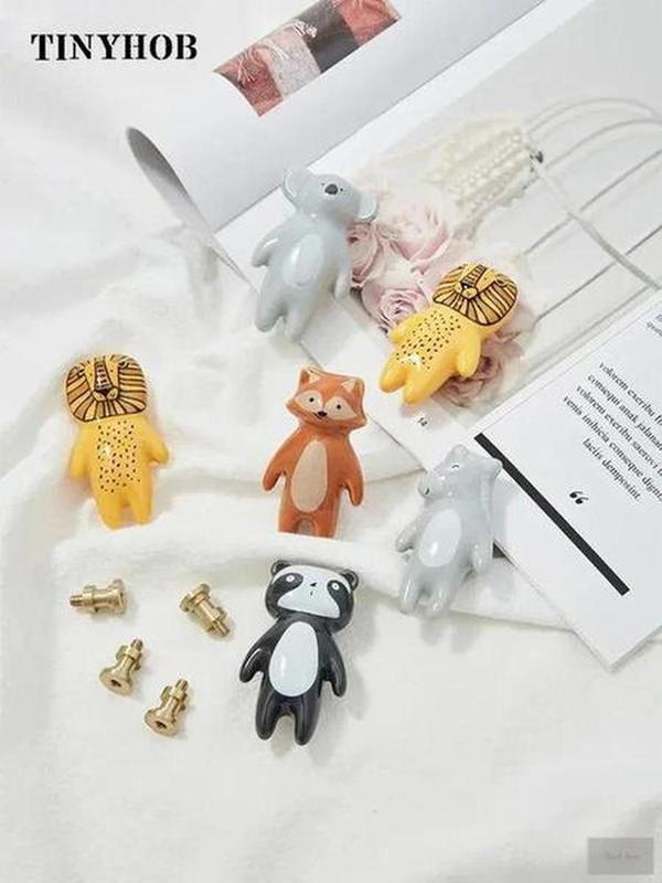 Animal Shape Ceramic Cabinet and Drawer Knobs