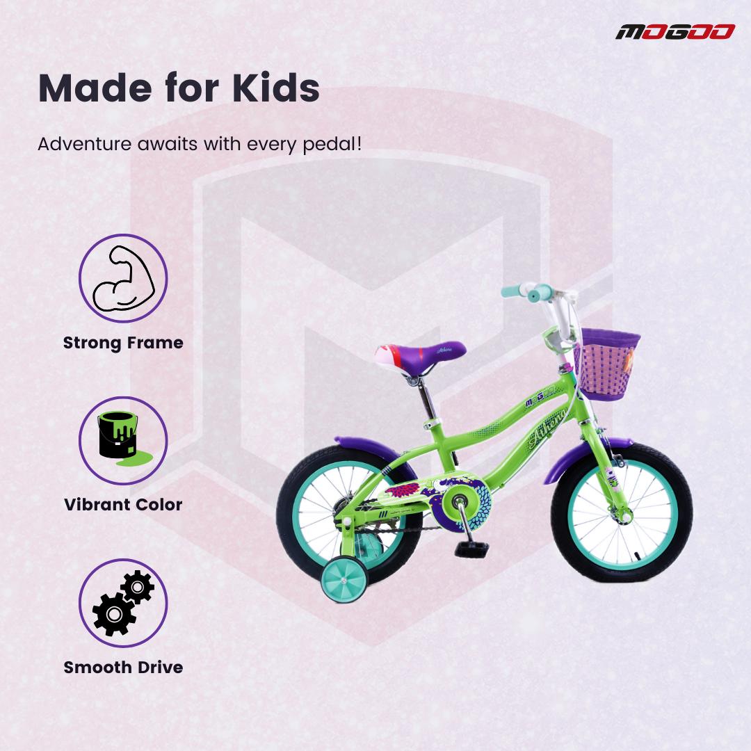 Athena 12" Kids Bicycle - Shamrock Green