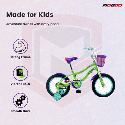 Athena 12" Kids Bicycle - Shamrock Green