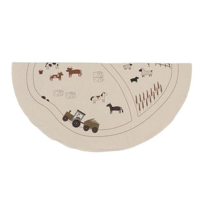Baby Crawling Mat Soft Canvas Toddler Playmat Non-Slip Foldable