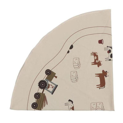 Baby Crawling Mat Soft Canvas Toddler Playmat Non-Slip Foldable