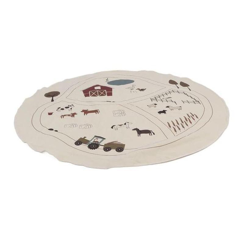 Baby Crawling Mat Soft Canvas Toddler Playmat Non-Slip Foldable