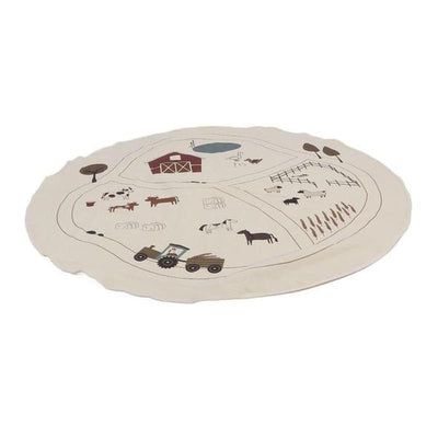 Baby Crawling Mat Soft Canvas Toddler Playmat Non-Slip Foldable