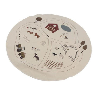Baby Crawling Mat Soft Canvas Toddler Playmat Non-Slip Foldable
