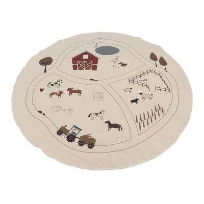 Baby Crawling Mat Soft Canvas Toddler Playmat Non-Slip Foldable