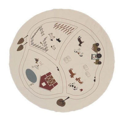 Baby Crawling Mat Soft Canvas Toddler Playmat Non-Slip Foldable