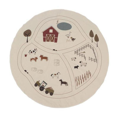 Baby Crawling Mat Soft Canvas Toddler Playmat Non-Slip Foldable