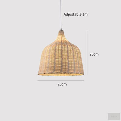 Bamboo Woven Chandelier