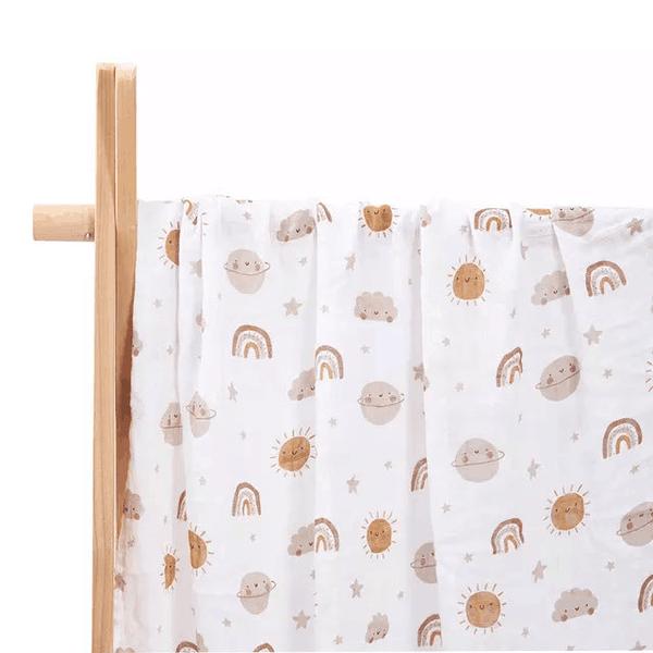 BambooCuddle Bamboo Fiber Baby Blanket Soft, Breathable Comfort for All Seasons