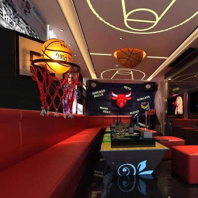 Basketball LED Wall Lamp – Sports Decor for Kids Room