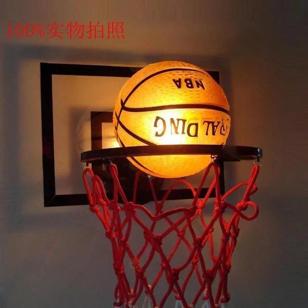 Basketball LED Wall Lamp – Sports Decor for Kids Room