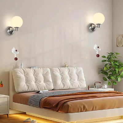 Bear Moon LED Wall Lamp – Cute Night Light for Kids