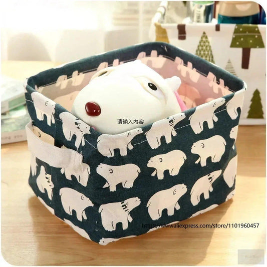 Beauty Case Cute Cotton Linen