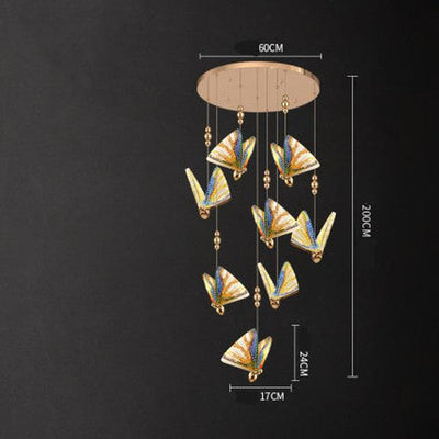 Butterfly Chandelier Bedside Enamelled