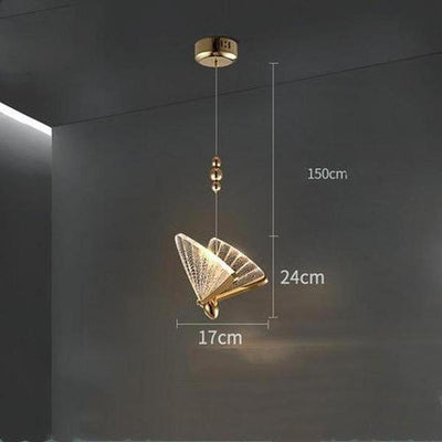 Butterfly Chandelier Bedside Enamelled