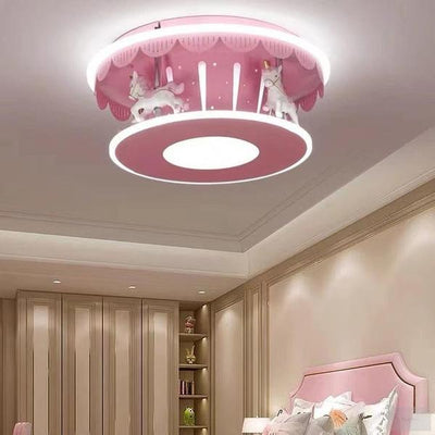 Carousel Chandelier Ceiling Fan