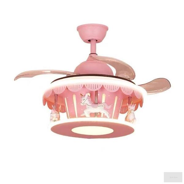 Carousel Chandelier Ceiling Fan
