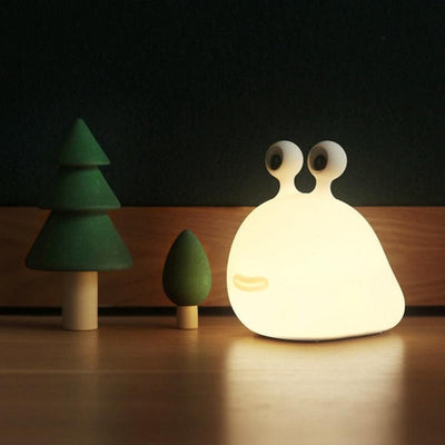 Cartoon LED Touch Night Light – USB Powered White Light Lamp
