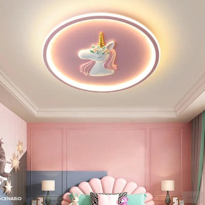 Cartoon Unicorn LED Ceiling Light