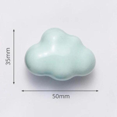 Ceramic Moon & Star Drawer Knobs for Kids' Room