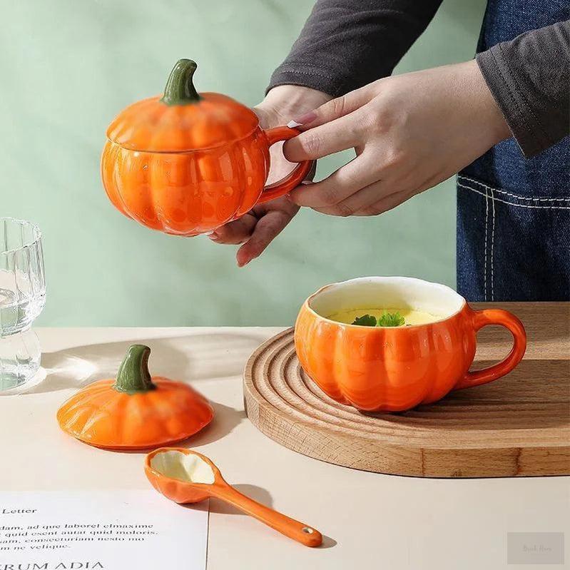 Ceramic Pumpkin Mug