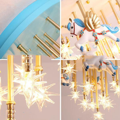 Children's Bedroom Ceiling Lamp Girl Princess Chandelier