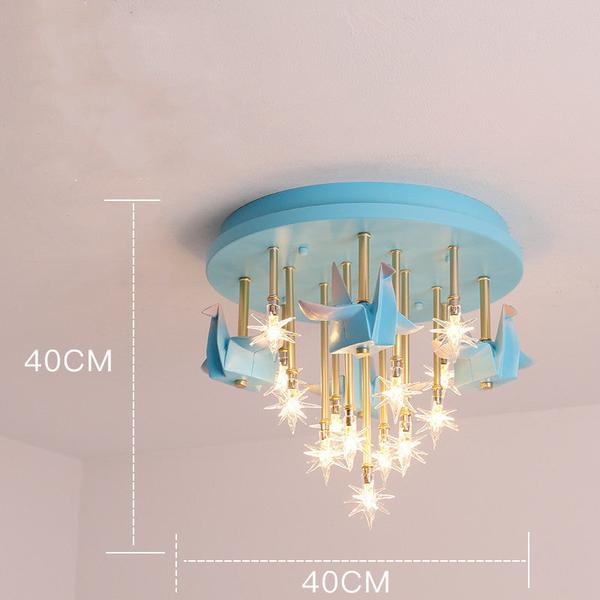 Children's Bedroom Ceiling Lamp Girl Princess Chandelier