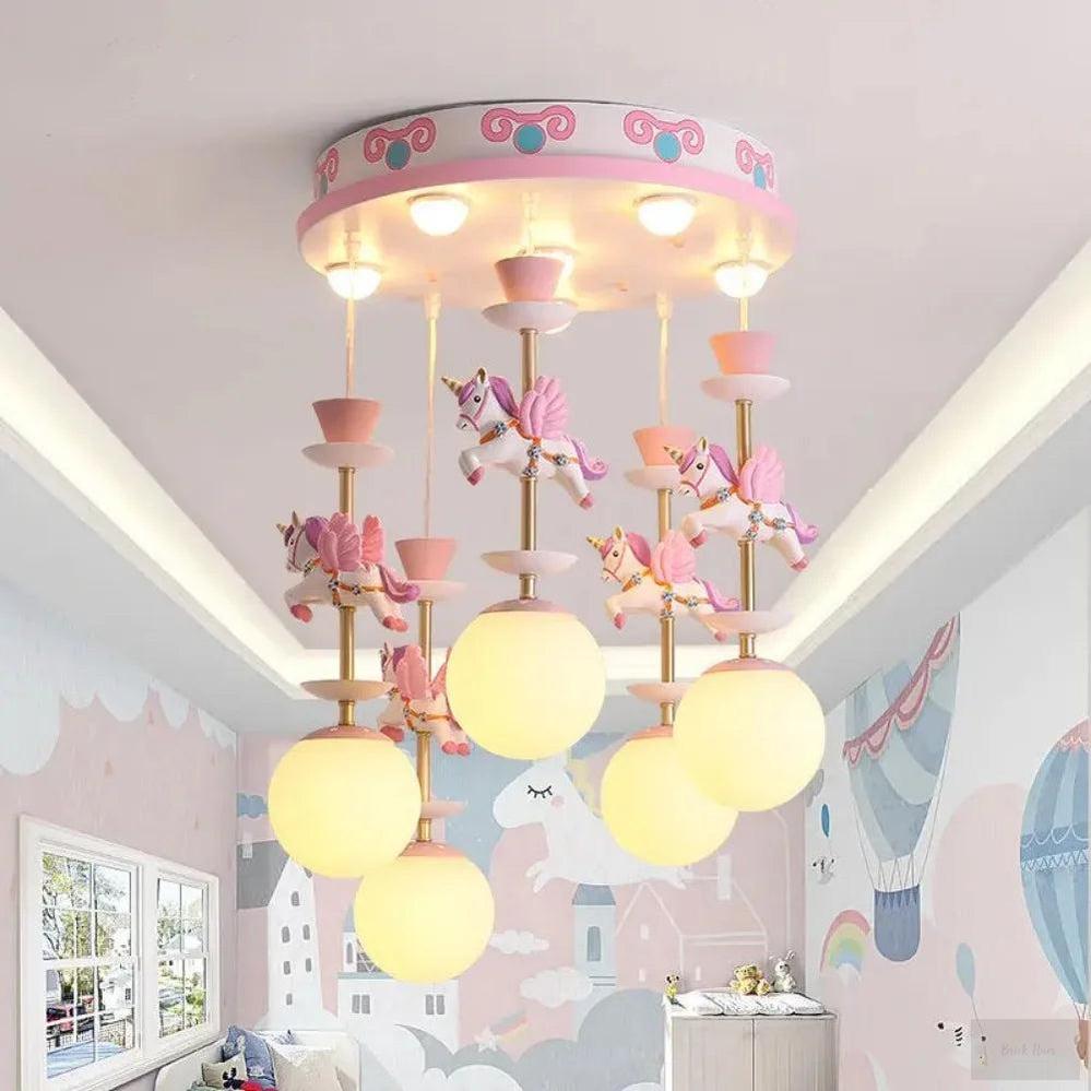 Children’s Carousel Chandelier