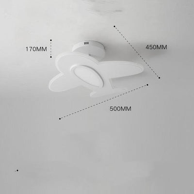 Children's Room Bedroom Led Airplane Chandelier
