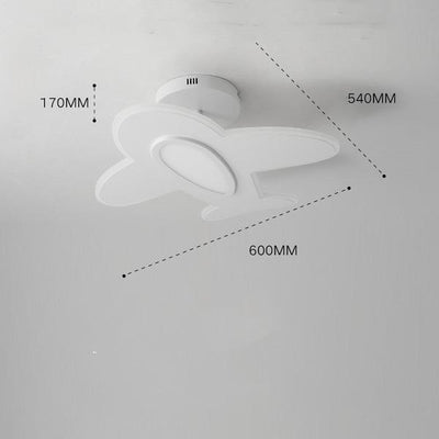 Children's Room Bedroom Led Airplane Chandelier