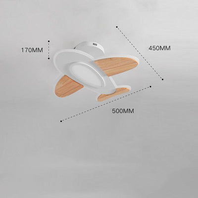 Children's Room Bedroom Led Airplane Chandelier