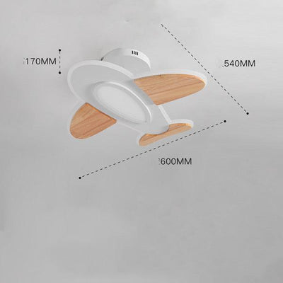 Children's Room Bedroom Led Airplane Chandelier