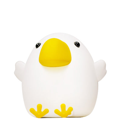 Cloth Bird Cartoon LED Night Light – Soft Silicone USB Rechargeable Lamp