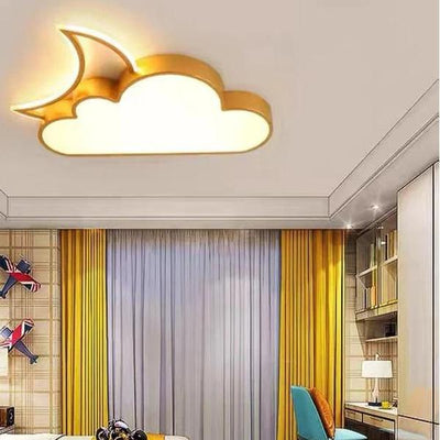 Cloud & Moon LED Ceiling Chandelier
