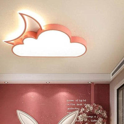 Cloud & Moon LED Ceiling Chandelier