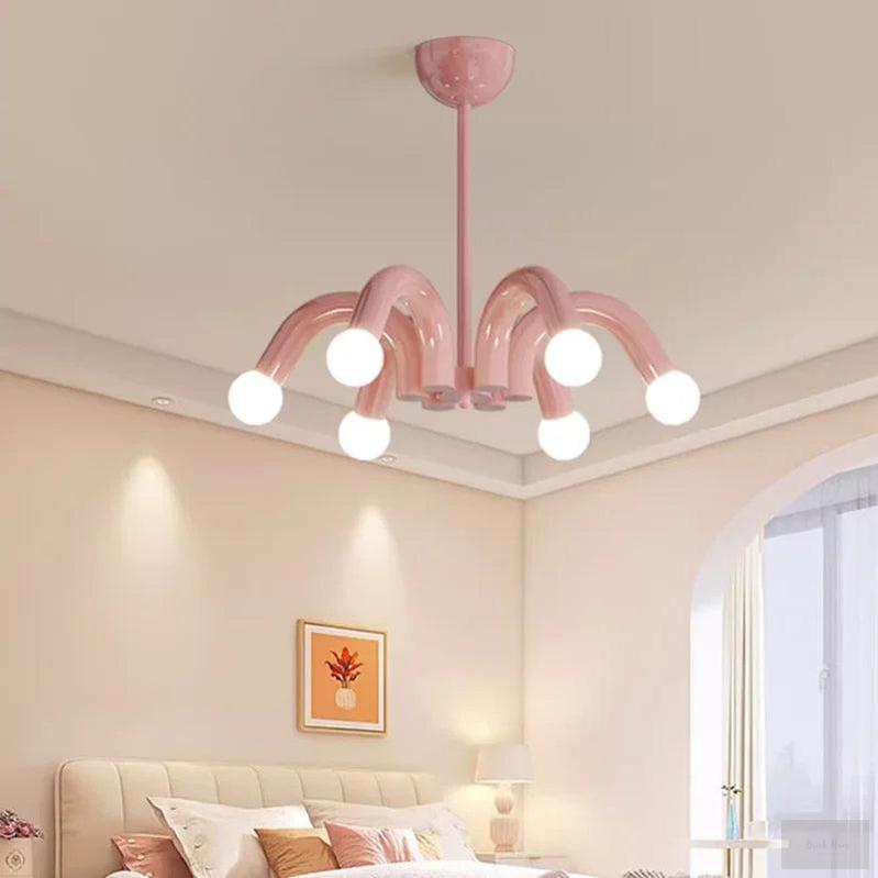 Colorful Chandelier – Modern Metal